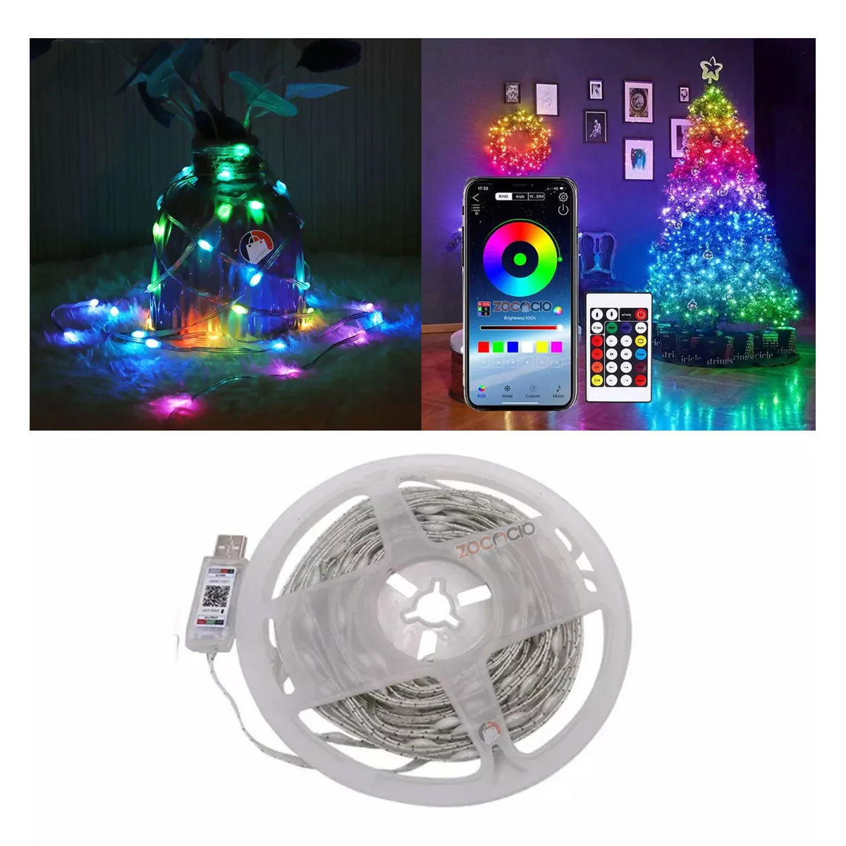 Miniatura 2 de Tira Flexible Luces Led Inteligente App